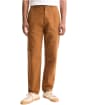 Men's Barbour Moleskin Tailored Fit Trouser - Dark Cinnamon