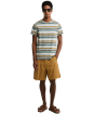 Men's Barbour Rokeby Yarn Dye Stripe T-Shirt - Dusty Slate