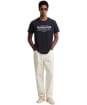 Men's Barbour Moorside Logo T-Shirt - Dark Navy
