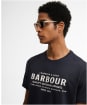 Men's Barbour Moorside Logo T-Shirt - Dark Navy