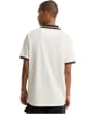 Men's Barbour Anthorn Textured Tailored Polo Shirt - Whisper White
