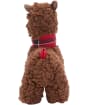 Barbour Dog Llama Toy - Brown / Cardinal