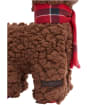 Barbour Dog Llama Toy - BROWN/ CARDINAL
