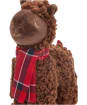 Barbour Dog Llama Toy - BROWN/ CARDINAL