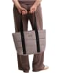 Women's Barbour International Monaco Check Tote Bag - Truffle GinghamAM