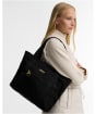 Women's Barbour International Qualify Carry All Tote Bag - Black