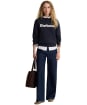 Women's Barbour Hartland Crew Sweatshirt - Dark Navy