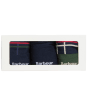 Men's Barbour Tartan Sock Gift Box - Evergreen