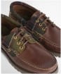 Men's Barbour Deck Boat Shoe - Brown / Classic Tartan