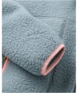 Women's Passenger Clothing Home Full Zip Recycled Hooded Sherpa Fleece - Stormy Blue
