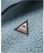 Women's Passenger Clothing Home Full Zip Recycled Hooded Sherpa Fleece - Stormy Blue