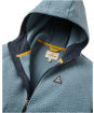 Women's Passenger Clothing Home Full Zip Recycled Hooded Sherpa Fleece - Stormy Blue