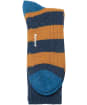 Men’s Barbour Houghton Stripe Socks - Military Brown