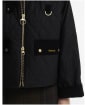 Women's Barbour Icons Quilted Spey Waxed Jacket - Black