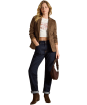  Women's Joules Albury Herringbone Jersey Blazer - Check