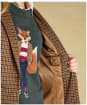  Women's Joules Albury Herringbone Jersey Blazer - Check