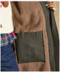 Women's Joules Coverall Oversized Fleece Lined Waterproof Coat - Green