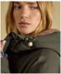 Women's Joules Coverall Oversized Fleece Lined Waterproof Coat - Green