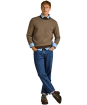 Men's Joules Highland Roll Neck Jumper - Brown