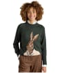 Women's Joules Hare Knited Jumper - Green