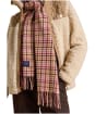 Women's Joules Langtree Scarf - Berry Houndstooth