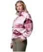 Women's Columbia Helvetia™ II Printed Cropped Half Snap Fleece - Antique Mauve / Summits