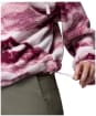 Women's Columbia Helvetia™ II Printed Cropped Half Snap Fleece - Antique Mauve / Summits