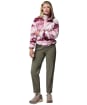 Women's Columbia Helvetia™ II Printed Cropped Half Snap Fleece - Antique Mauve / Summits