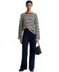 Women's Barbour Woodhouse Striped Top - Dark Navy / Birch