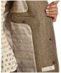 Women's Joules Nehru Tweed Fitted Gilet - Brown