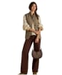 Women's Joules Nehru Tweed Fitted Gilet - Brown