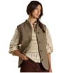 Women's Joules Nehru Tweed Fitted Gilet - Brown