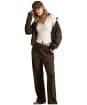  Women's Joules Perry Tweed Cap - Neutral Houndstooth Jersey