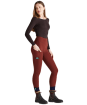 Women's Ridgeline Infinity Leggings - Oxblood