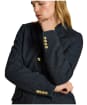 Women's Joules Canterly Tweed Hacking Jacket - Navy Herringbone