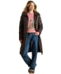 Women's Joules Chessington Showerproof Quilted Coat - Chocolate Brown
