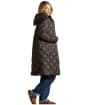 Women's Joules Chessington Showerproof Quilted Coat - Chocolate Brown