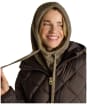 Women's Joules Knitted Hood - Mocha Brown