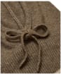 Women's Joules Knitted Hood - Mocha Brown
