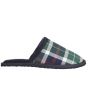 Men's Barbour Everitt Tartan Mule Slipper - Evergreen Tartan