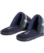 Men's Barbour Everitt Tartan Mule Slipper - Evergreen Tartan