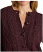 Women's Joules Rafferty Cardigan - Wine