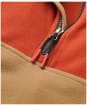 Men's Passenger Clothing Set Off Recycled Polar 1/4 Zip Fleece 2.0 - Dark Rust / Caramel