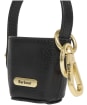  Women's Barbour Leather Bucket Bag Charm - Black