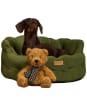 Joules Chesterfield Dog Bed - Small - Khaki
