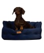 Joules Chesterfield Dog Bed - Large - Navy