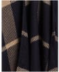 Women's Barbour Isabelle Tartan Serape - Midnight Tartan