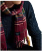 Men's Joules Langtree Checked Scarf - Red