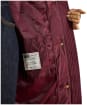 Women's Joules Windborough Showerproof Longline Coat - Rust Brown