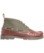 Men's Barbour Harle Mid Chukka Boots - Mahogany / Olive